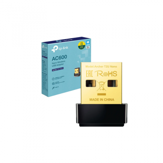 ADAPTADOR WIRELESS MINI USB 300MBPS ARCHER T2U AC600 TP-LINK