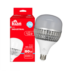 LAMPADA BULBO LED KIAN 80W BIVOLT BRANCA FRIA E40 6500K