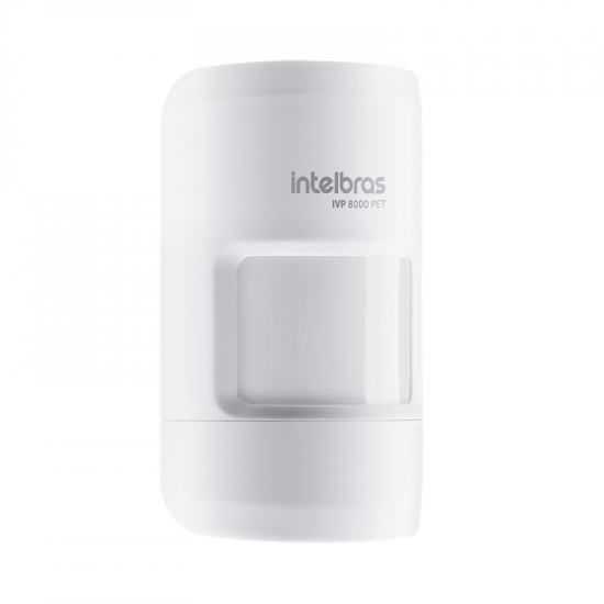 SENSOR DE MOVIMENTO INFRAVERMELHO PASSIVO SEM FIO IVP 8000 PET INTELBRAS 4541034