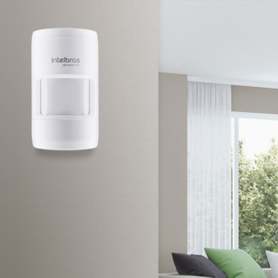 SENSOR DE MOVIMENTO INFRAVERMELHO PASSIVO SEM FIO IVP 8000 PET INTELBRAS 4541034
