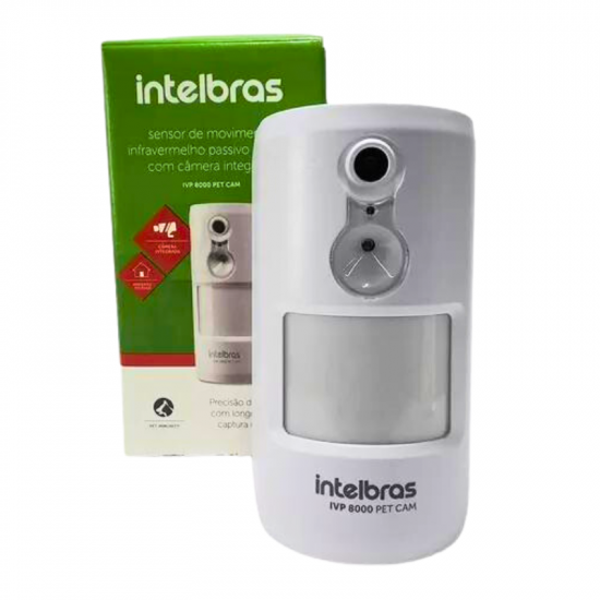 SENSOR PASSIVO SEM FIO IVP 8000 PET CAM INTELBRAS 4541035