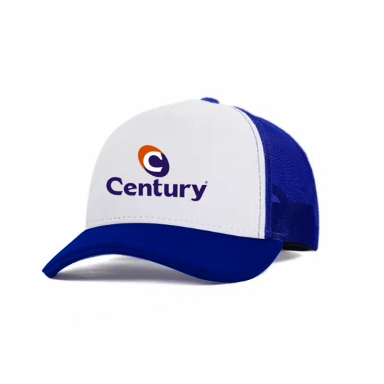 BONE TACTEL CENTURY (BRANCO/AZUL)