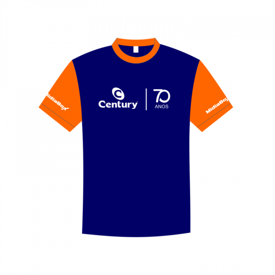 CAMISETA CENTURY PV C/ PROT. UV E  ANTIP. MANGA CURTA COL SILK - P
