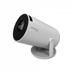 MINI PROJETOR PORTATIL PGT-HY300 BRANCO 1080P A GOLD WIFI 5.0