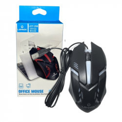 MOUSE GAMER COM FIO LEHMOX 3.0 USB LEY-206 1600 DPI PRETO