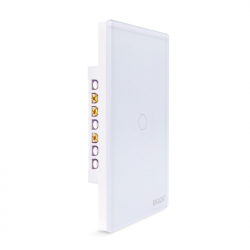 INTERRUPTOR INTELIGENTE TOUCH WIFI+BLE BRANCO 1 BOTAO T307 1W EKAZA