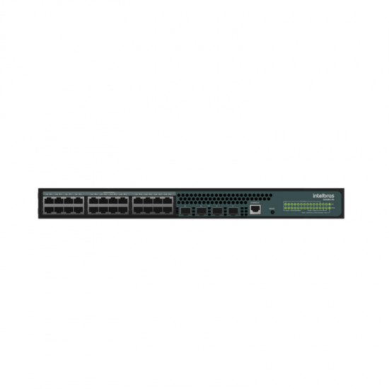 SWITCH 24 PORTAS GIGA GERENCIAVEL 4 PORTAS SFP 1000 S2328G BASE-X POE INTELBRAS 4760107 SWITCH 24 PORTAS GIGA GERENCIAVEL 4 PORTAS SFP 1000 S2328G BASE-X POE INTELBRAS 4760107