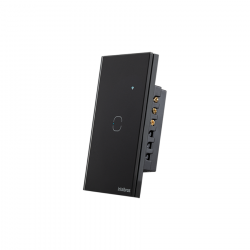 INTERRUPTOR INTELIGENTE ZIGBEE TOUCH  1 PT EZS 1001 EWS 1101 PRETO INTELBRAS 4850053