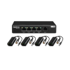 POWER BALUM COM ALIMENTAÇÃO ESTATICO VIDEO BALUN 4 CanaiS VB 1104 INTELBRAS 4810043