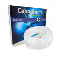 CABO COAXIAL PARA CAMERA PACIFIC 4MM DUPLA BLINDAGEM+2X26 AWG75 OHMS-80% 100M PNCA1010