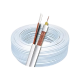 CABO COAXIAL PARA CAMERA CONNECT 4MM AWG75 OHMS80 26AWG CFTV 100M CABO COAXIAL PARA CAMERA CONNECT 4MM AWG75 OHMS80 26AWG CFTV 100M