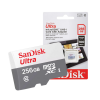 CARTAO DE MEMORIA 256GB SDSQUNR-256G-GN6TA MICRO SDXC UHS-1 SANDISK COM ADAPTER