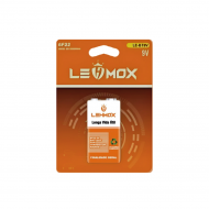 BATERIA 9V LEHMOX 6F22 LE-BT9V 1 UNI