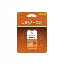 BATERIA 9V LEHMOX 6F22 LE-BT9V 1 UNI