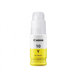 REFIL DE TINTA CANON GI 10 AMARELA PIXMA 1LN