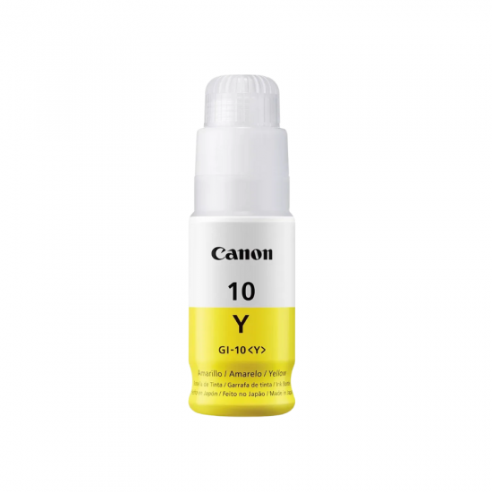 REFIL DE TINTA CANON GI 10 AMARELA PIXMA 1LN