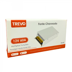 FONTE PARA CAMERA 12V 60A COLMEIA TREVO