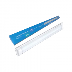 LUMINARIA LED 18W SOBREPOR SLIM TUBULAR BRANCA FRIA ELGIN