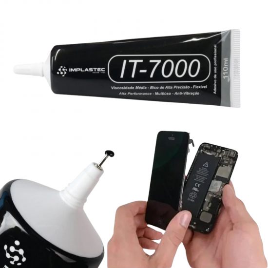 ADESIVO PARA CELULAR IT7000 PRETA ADESIVO PARA CELULAR IT7000 PRETA
