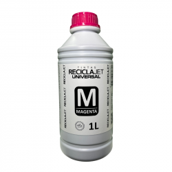 TINTA UNIVERSAL RECICLAJET HP EPSON MAGENTA 1 LT DER 4