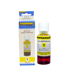 REFIL DE TINTA AMARELA MASTER HP GT 52 AM 70 ML