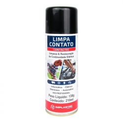 LIMPA CONTATO IMPLASTEC SPRAY CONTACTEC 130G