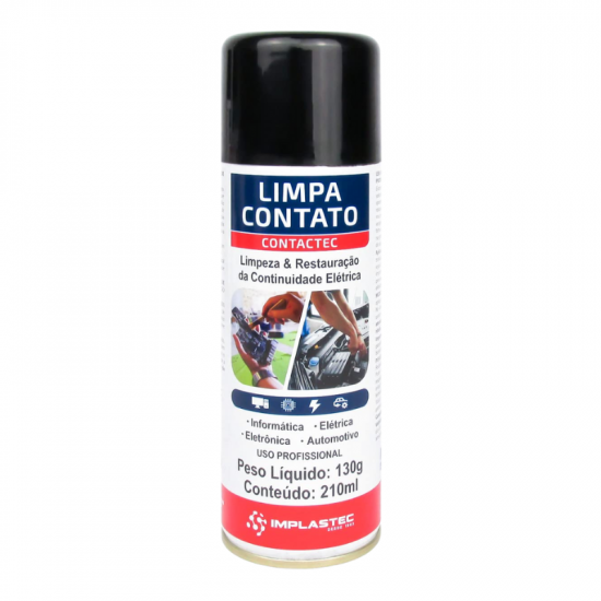 LIMPA CONTATO IMPLASTEC SPRAY CONTACTEC 130G LIMPA CONTATO IMPLASTEC SPRAY CONTACTEC 130G