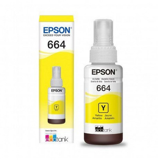 TINTA EPSON 664 T664420 AMARELO M TINTA EPSON 664 T664420 AMARELO M