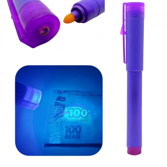 CANETA DE TESTE ESFEROGRAFICAS LUATEX LT-422 PARA NOTAS FALSAS