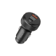 FONTE VEICULAR 2 USB-C PARA CARRO CJ12-4 GOLD 60W 9.1A PRETO