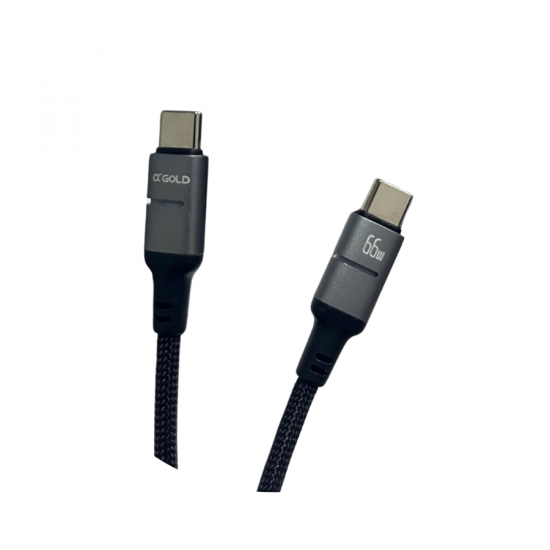 CABO PARA CELULAR USB-C/USB-C PRETO 1M CB17 66W OIGOLD