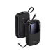 CARREGADOR PORTATIL 10000MAH V8/USB-C/LIGHTNING E INDUÇAO BTE-86 GOLD