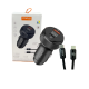 FONTE VEICULAR 2 USB-C PARA CELULAR CJ12-3 GOLD 60W 9.1a PRETO