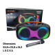 CAIXA DE SOM 1000W AMPLIFICADA HEYLI  HY2603B BT USB LIG TWS  BATERIA