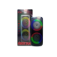 CAIXA DE SOM 2400W AMPLIFICADA HEYLI KTS1299 BT USB LIG TWS 6,5x2 BATERIA