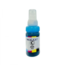 REFIL RECICLAJET EPSON 664 CYAN 70ML