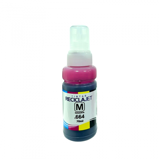 REFIL RECICLAJET EPSON 664 MAGENTA 70ML