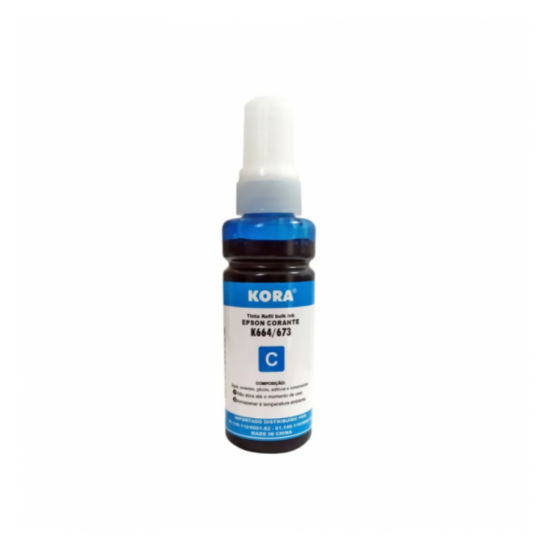 REFIL DE TINTA CIAN KORA EPSON MP64/72/73/74 C 70ML