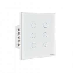 INTERRUPTOR INTELIGENTE TOUCH WIFI  EWS 1006 BRANCO 6 TECLAS INTELBRAS 4850030