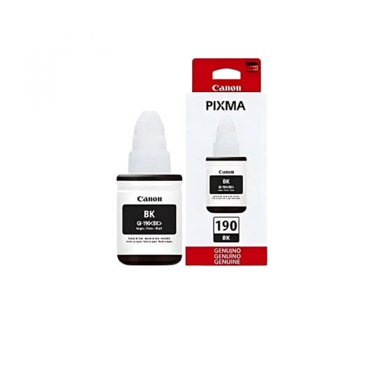 REFIL DE TINTA CANON GI 190 PRETO BK PIXMA 1LN REFIL DE TINTA CANON GI 190 PRETO BK PIXMA 1LN
