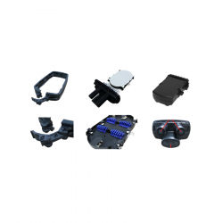 CAIXA DE EMENDA FIBRA OPTICA MINI 012F PRETA (CAP 24F)