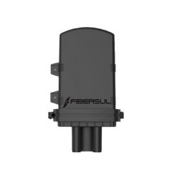 CAIXA DE EMENDA FIBRA OPTICA MINI 012F PRETA (CAP 24F)