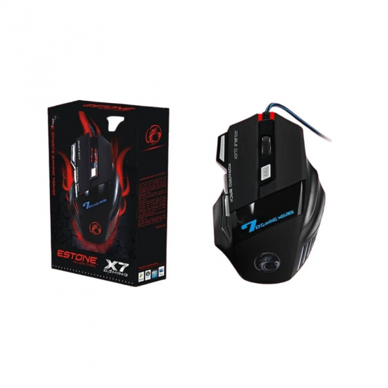 MOUSE GAMER COM FIO JIEXIN X7 PRETO MOUSE GAMER COM FIO JIEXIN X7 PRETO