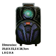 CAIXA DE SOM 2000W AMPLIFICADA HEYLI HY1077 BT USB 8 CAIXA DE SOM 2000W AMPLIFICADA HEYLI HY1077 BT USB 8