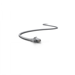 PATCH CORD U/UTP CMX CAT6 IMPACT GIGA 4P PC6Z15 CINZA 1,5M INTELBRAS 4830097