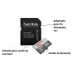 CARTAO DE MEMORIA 64GB SDSQUNR-064G-GN3MA SANDISK COM ADAPT.