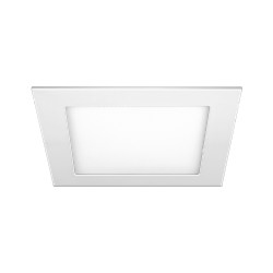 LUMINARIA LED 18W EMBUTIR QUADRADA ELGIN BRANCA FRIA 6500K