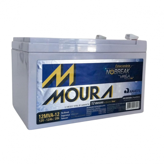 BATERIA MOURA 12MVA-12 12V 12Ah/20H