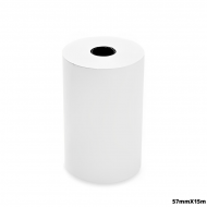 BOBINA TERMICA 57MMX15M BRANCA RIO BRANCO 48G UNIDADE