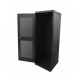 RACK 19POL. 24U 570MM PARA PISO ACR/SOLDA MAX METAL PRETO